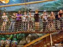 De jeugd van Badminton Club Lieshout vermaakte zich prima in het BillyBird park Hemelrijk.