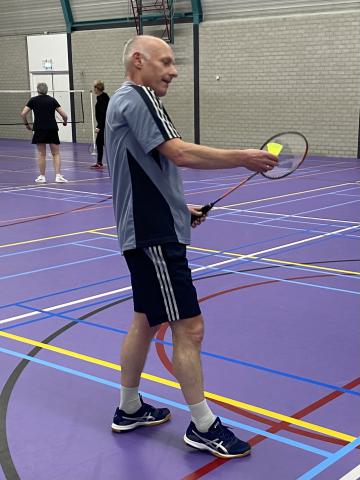 Marc Janssen is de competitieleider van Badminton Club Lieshout en op dit moment al druk bezig met de inschrijving van de teams voor het komende seizoen.