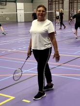Toos van Dam zal de trainingen voor de mini’s gaan verzorgen voor Badminton Club Lieshout 